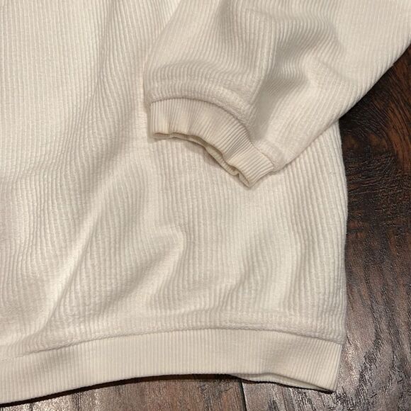 Vintage Walt Disney World White Mickey Sweater Sweatshirt Size XL Ribbed Texture - Picture 5 of 8